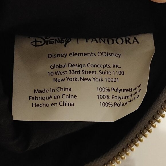 LIMITED EDITION PANDORA X Disney Mickey and Minnie Mouse Wristlet Pouch Full Zip - Picture 6 of 6